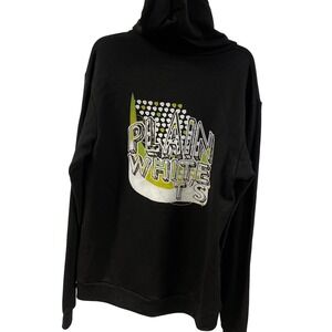 Plain White Ts Hoodie Full Zip Black Graphic Print‎ Band Merch Sweatshirt